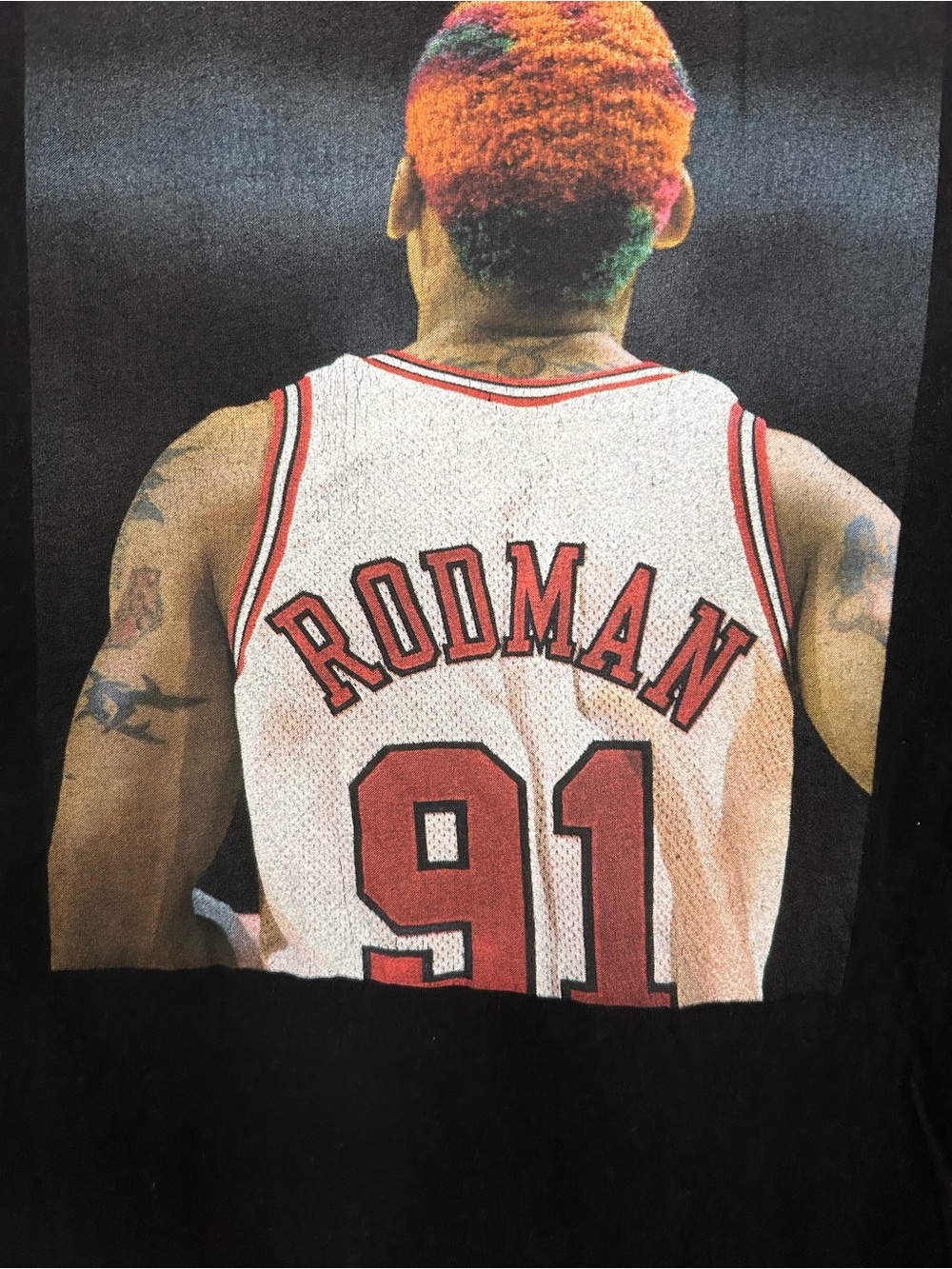Mitchell & Ness Dennis Rodman #91 Chicago Bulls XL tee - Picture 3 of 7